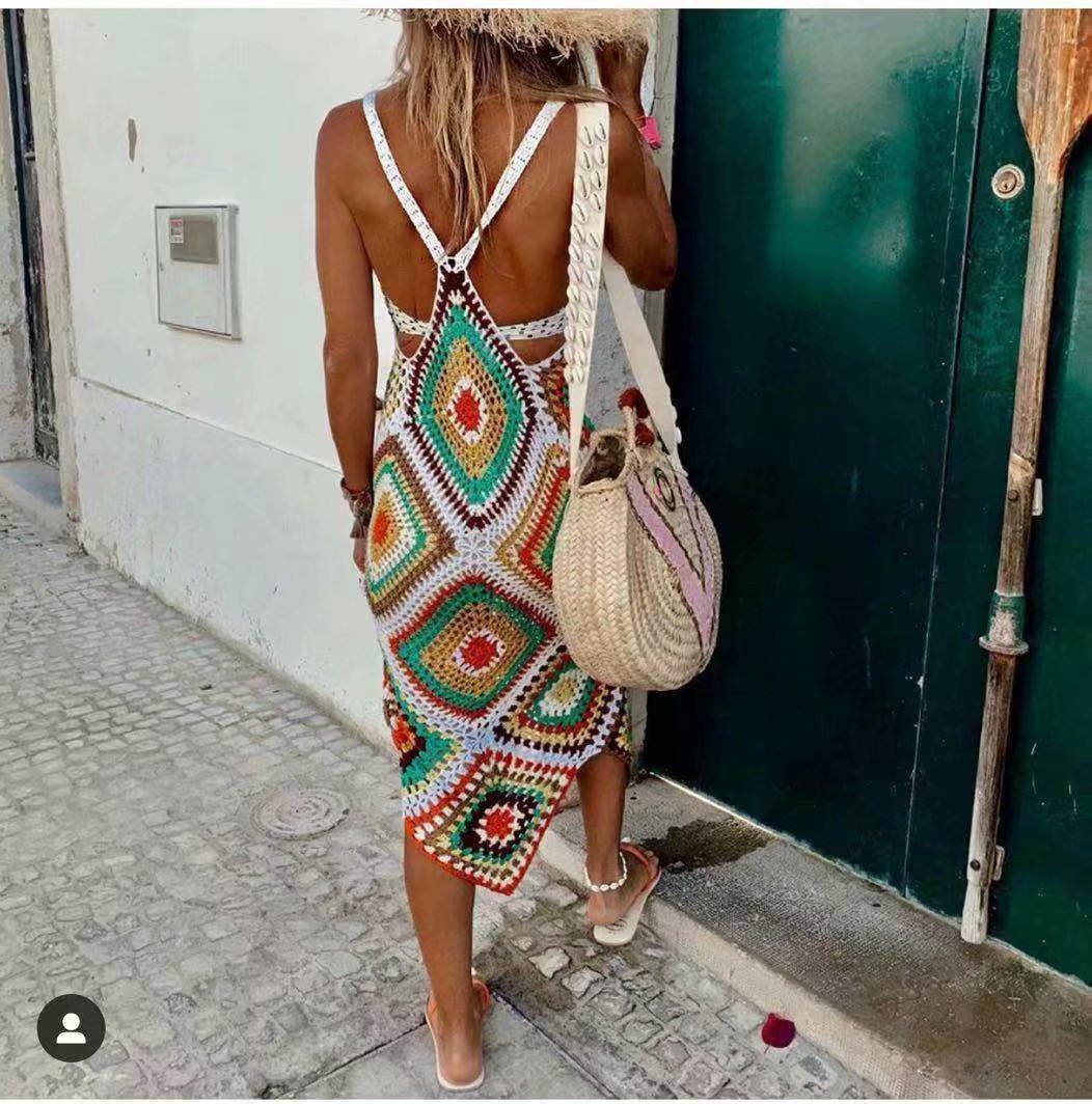 Handmade crochet dress