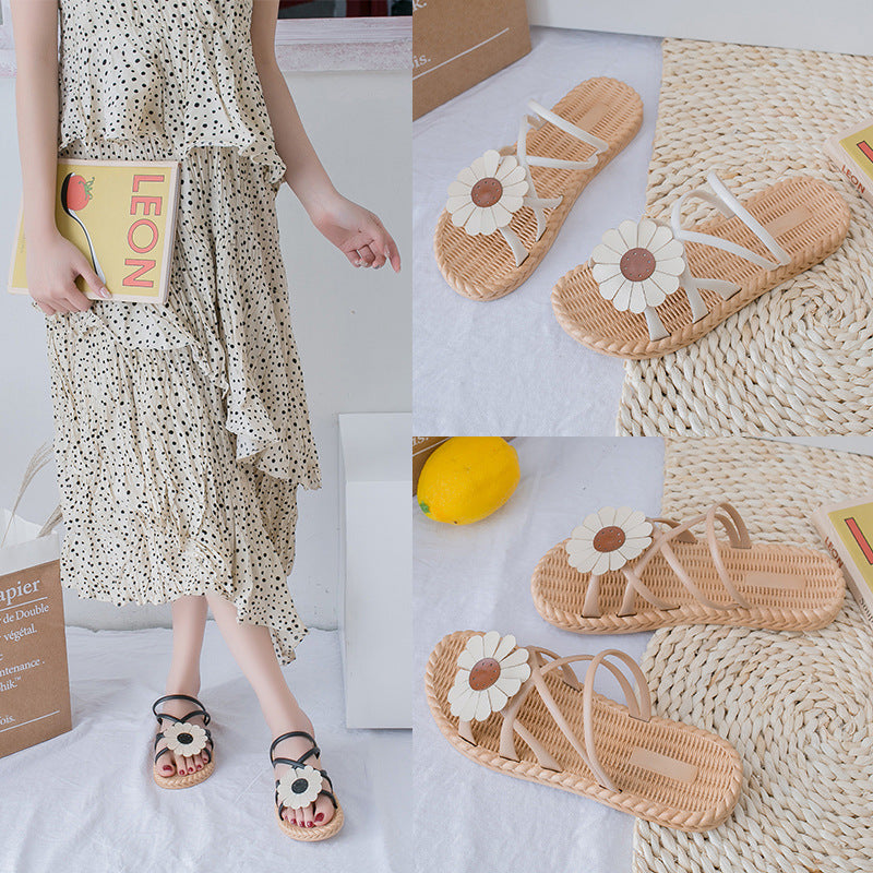 Flat Roman Women's Shoes Fashion Fairy Style Ladies Sandals