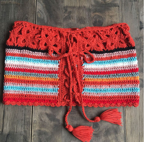 Sexy Crochet Skirt outfit