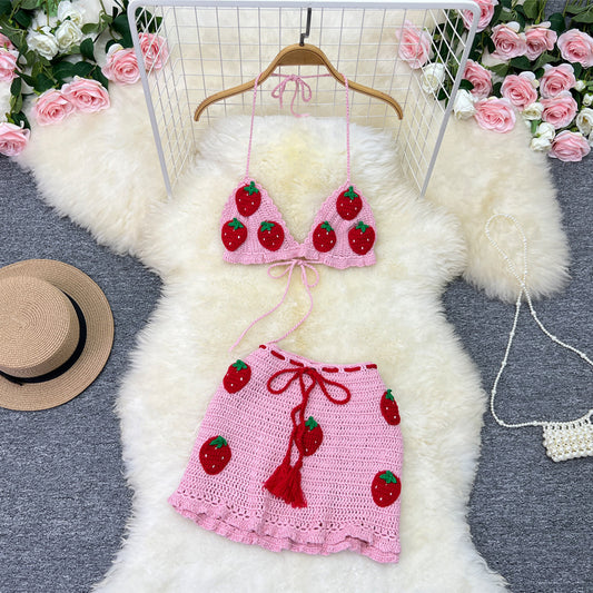 Berry Dream Knitted Outfit