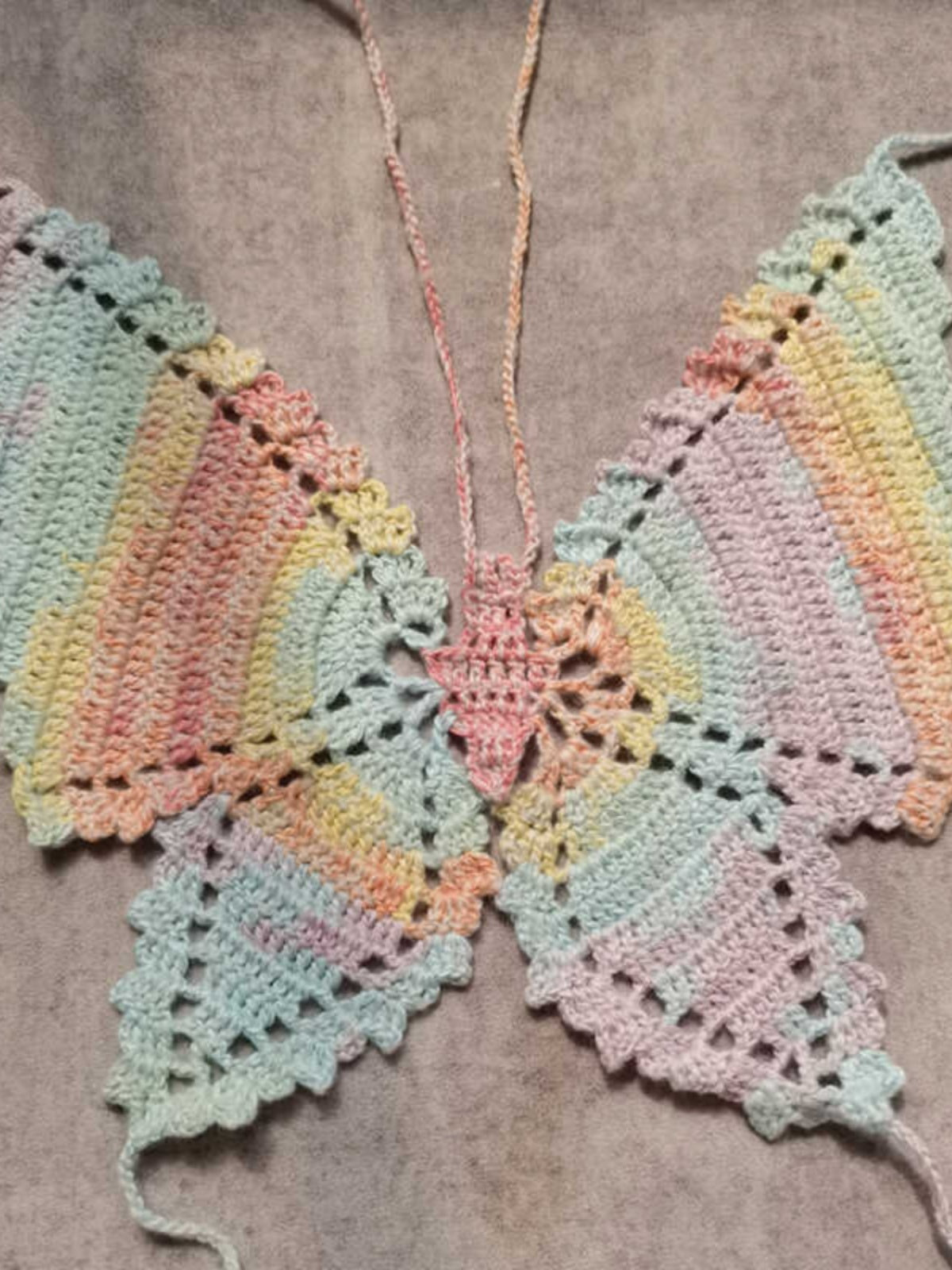 Auroa Wings Hand Knitted Top