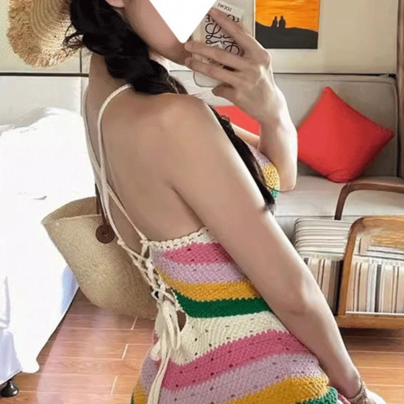 Mai Tai Stripes Knitted Dress