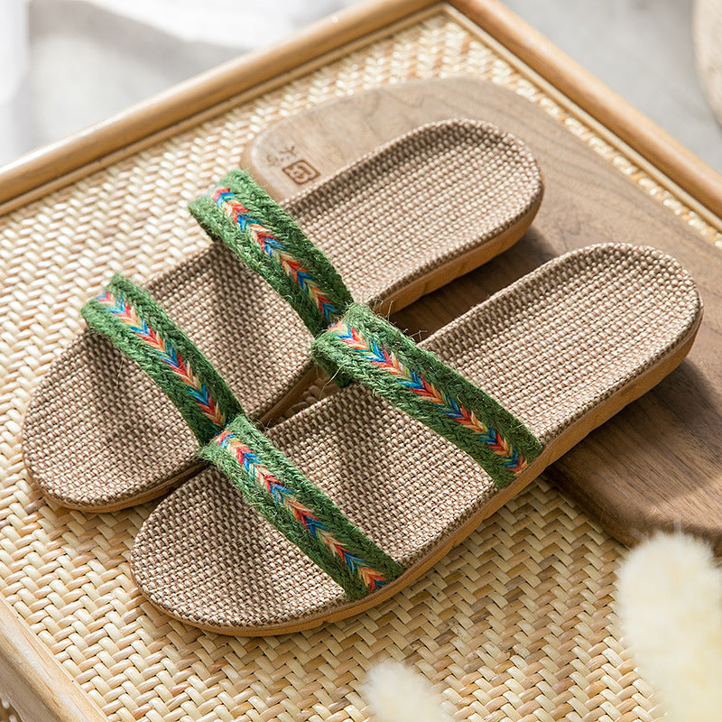 Women's Indoor Floor Platform Non-slip Flip-flops Household Slippers