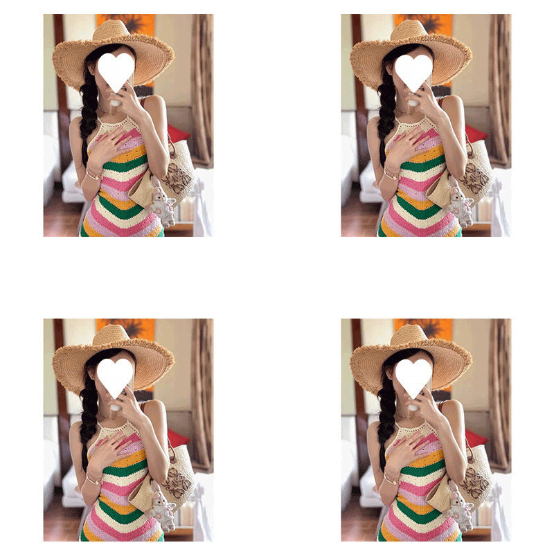 Mai Tai Stripes Knitted Dress