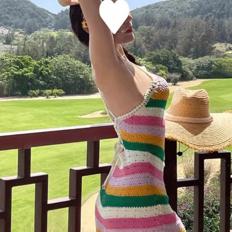 Mai Tai Stripes Knitted Dress