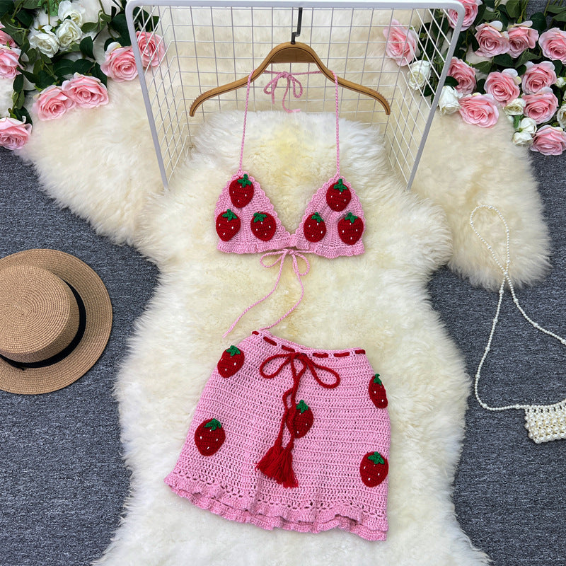 Berry Dream Knitted Outfit