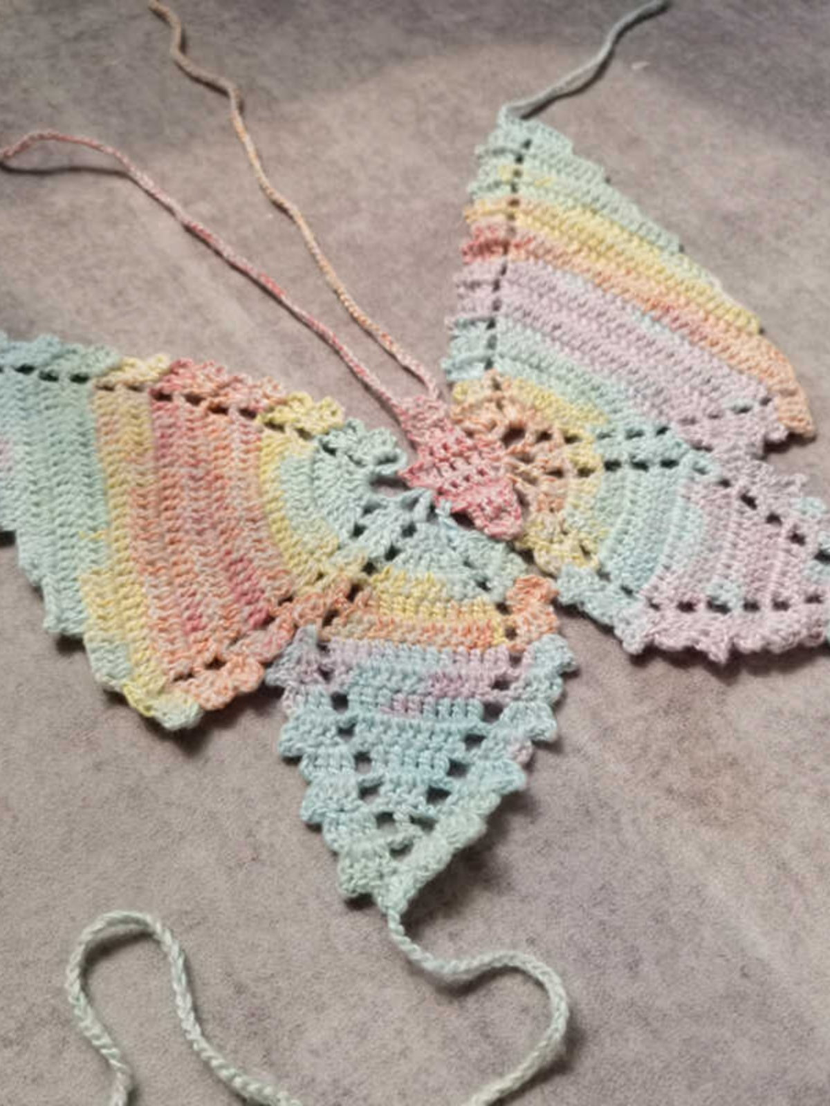 Auroa Wings Hand Knitted Top