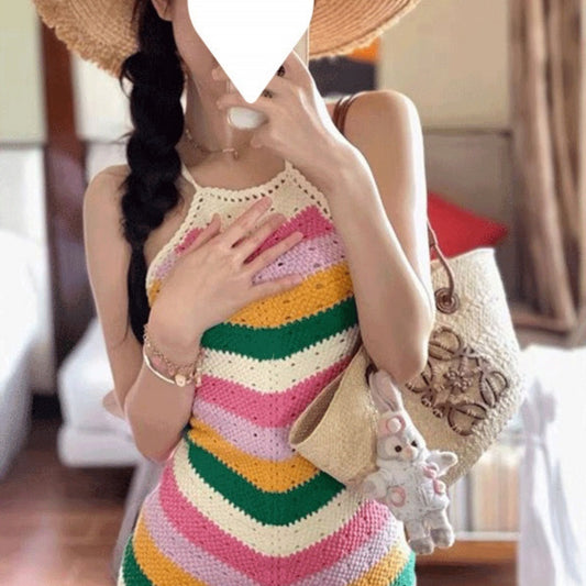 Mai Tai Stripes Knitted Dress