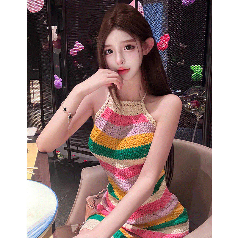 Mai Tai Stripes Knitted Dress