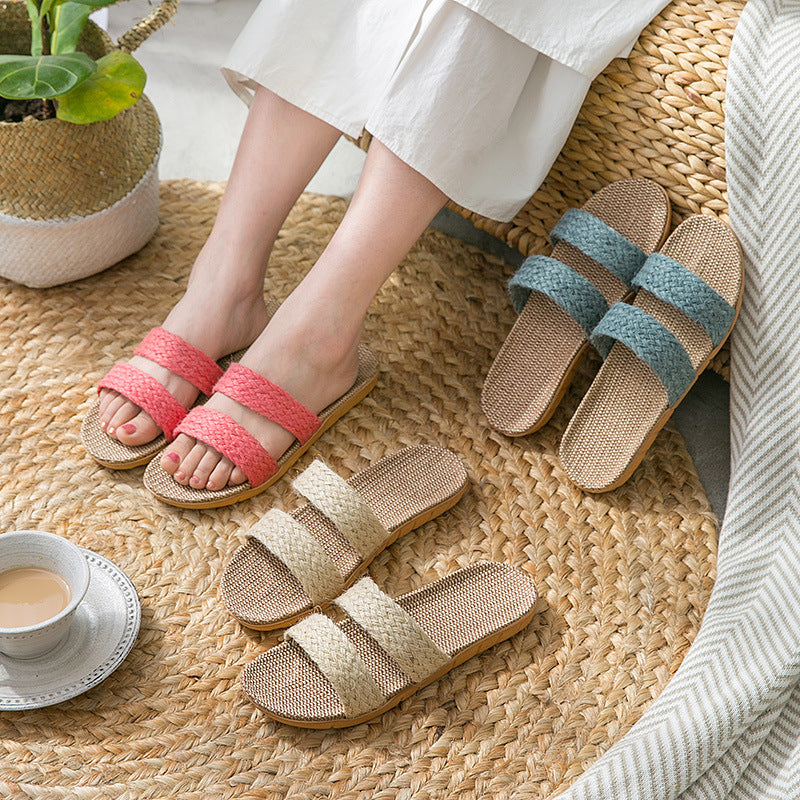 Women's Indoor Floor Platform Non-slip Flip-flops Household Slippers
