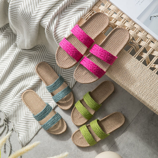 Women's Indoor Floor Platform Non-slip Flip-flops Household Slippers